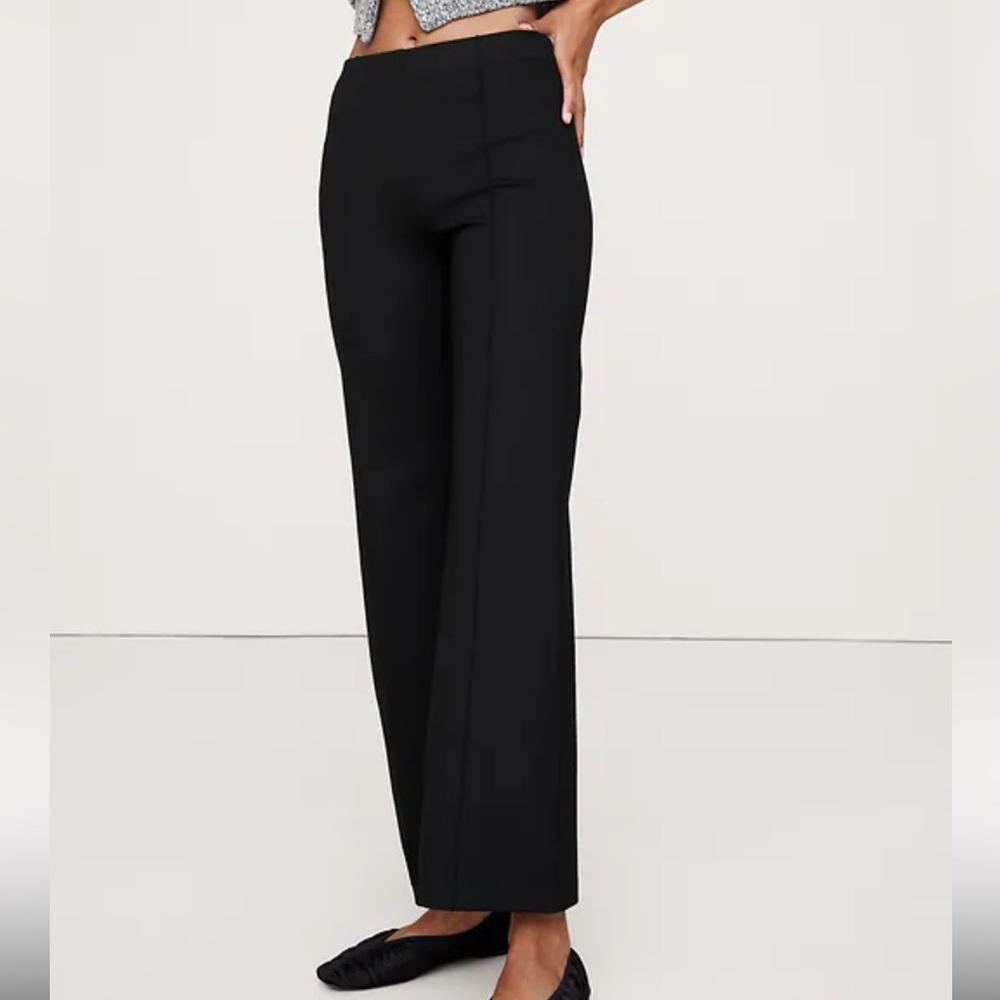 Banana Republic pull on Ponte Pants - Black